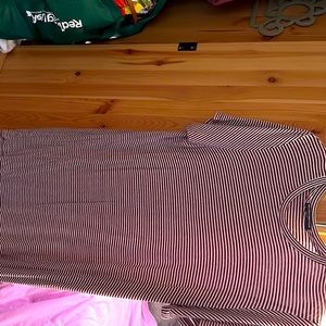 Striped Tee Shirt Dress